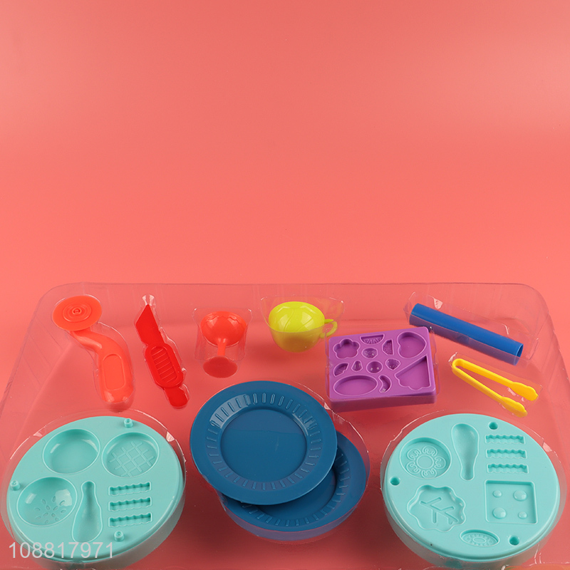 Factory supply kids food series diy colored mud set toys