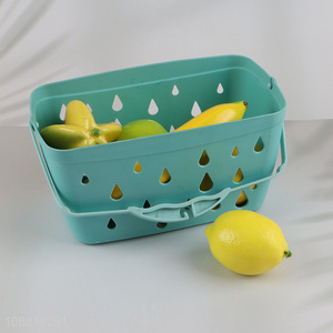 Wholesale multi-purpose plastic <em>storage</em> basket shower caddy with handle
