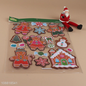 New product home decor pvc christmas sticker for sale