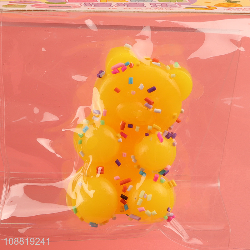 New arrival bear shaped tpr squeeze toys