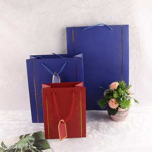 Good quality custom logo paper tote bag for shopping