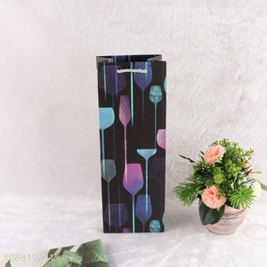 Online wholesale cardboard wine <em>gift</em> bags bottle carry <em>bag</em>
