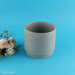Wholesale indoor pots ceramic flower pot with drainage hole