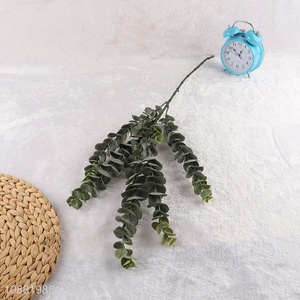 Wholesale 5-head artificial Eucalyptus leaves wedding decoration