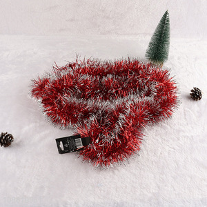 Good quality Christmas tinsel <em>garland</em> for Xmas tree decor