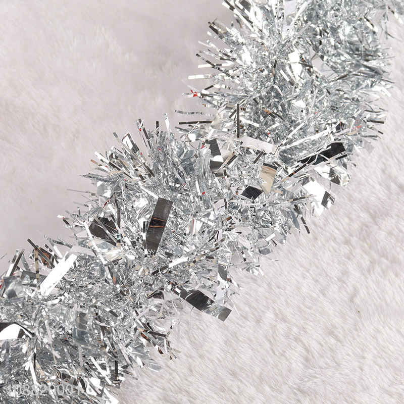 Hot selling Christmas tinsel garland for Xmas tree decor