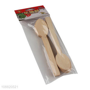 New product bamboo disposable dinnerware spoon set