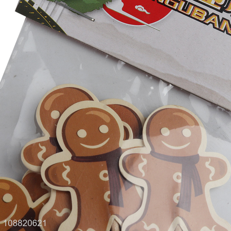 Low price gingerbread man shape cake decoration cake topper