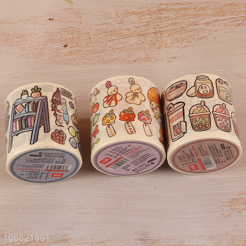 Hot selling cute washi paper tape set for DIY journaling