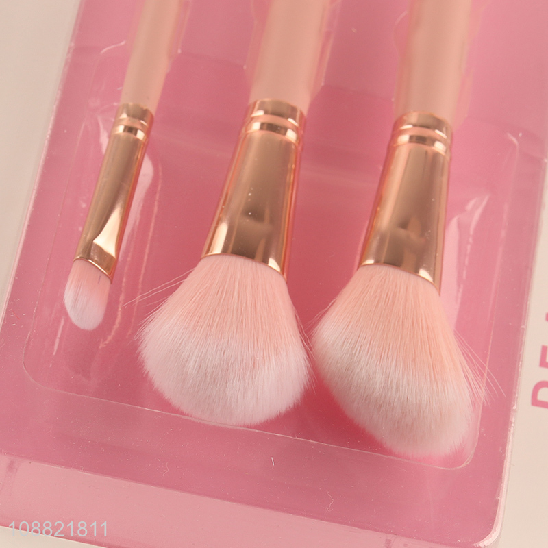 Online wholesale 3pcs pink makeup brush makeup tool set