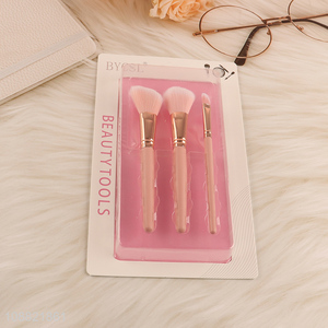 China supplier 3pcs <em>makeup</em> tool <em>makeup</em> <em>brush</em> powder blush <em>brush</em>