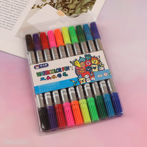 Factory price 10 colors dual tip water color pens for drawing