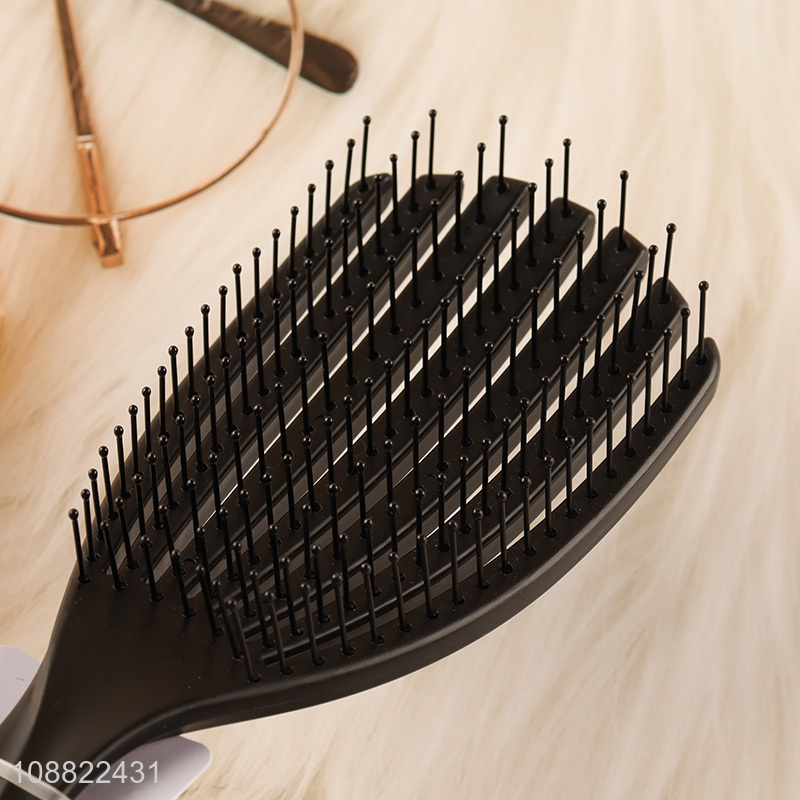 Factory wholesale multicolor hollow wide teeth hair comb