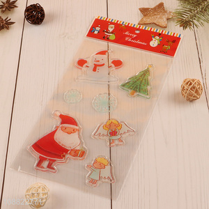 Factory Supply Christmas Window Stickers Clings for Home Decor