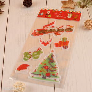 New Arrival Christmas Gel Window Clings for Kids Toddlers