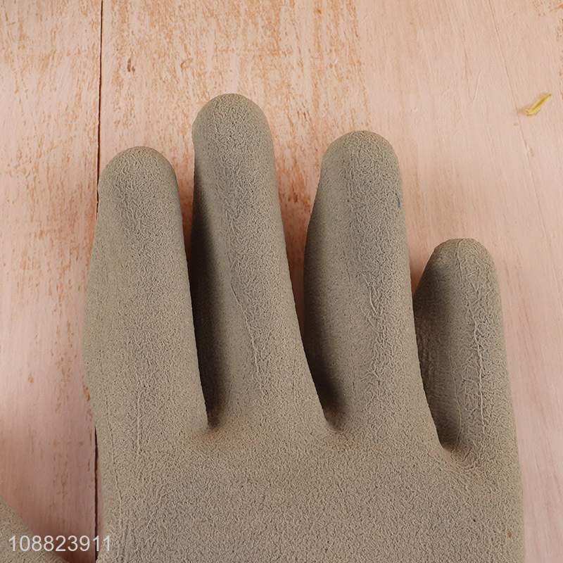 Wholesale non-slip cut resistant safety work gloves gardening gloves