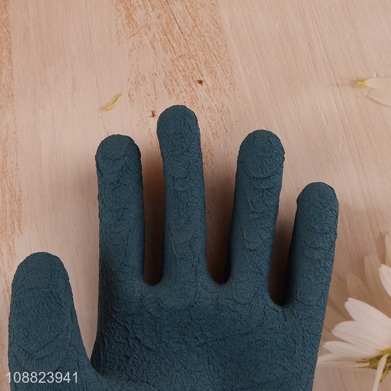 Wholesale wear resistant gardening gloves dipping gloves for adults