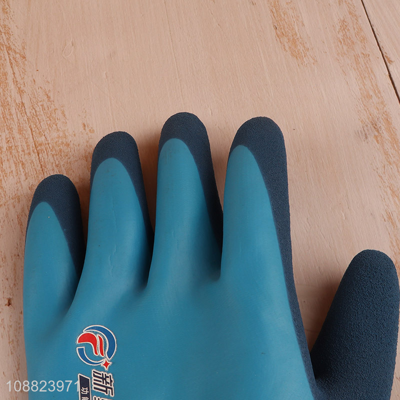 Hot selling winter warm wear resistant non-slip safety work gloves