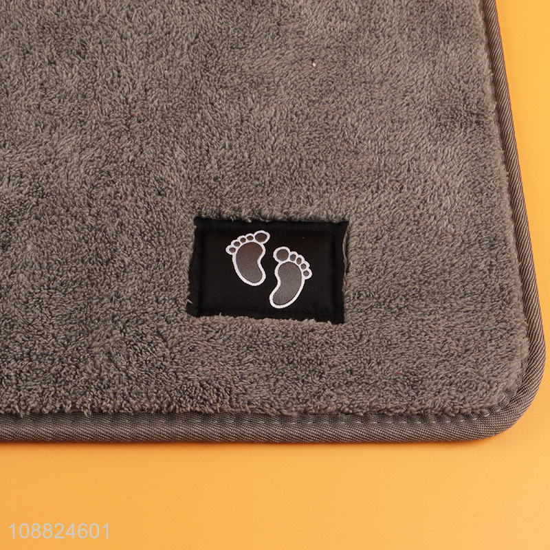 Good quality non-slip microfiber bathroom carpet bathroom rug mat