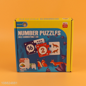 Good Quality Number <em>Puzzles</em> Learn Numbers by Matching with Animals