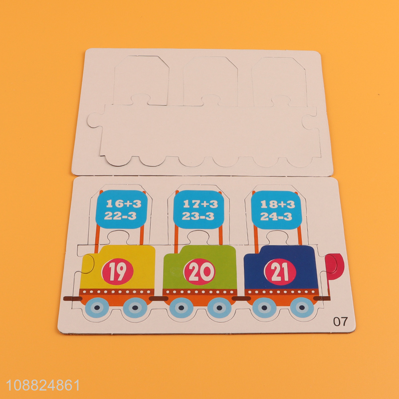 New Arrival 123 Train Number Game Educational Puzzle Toys