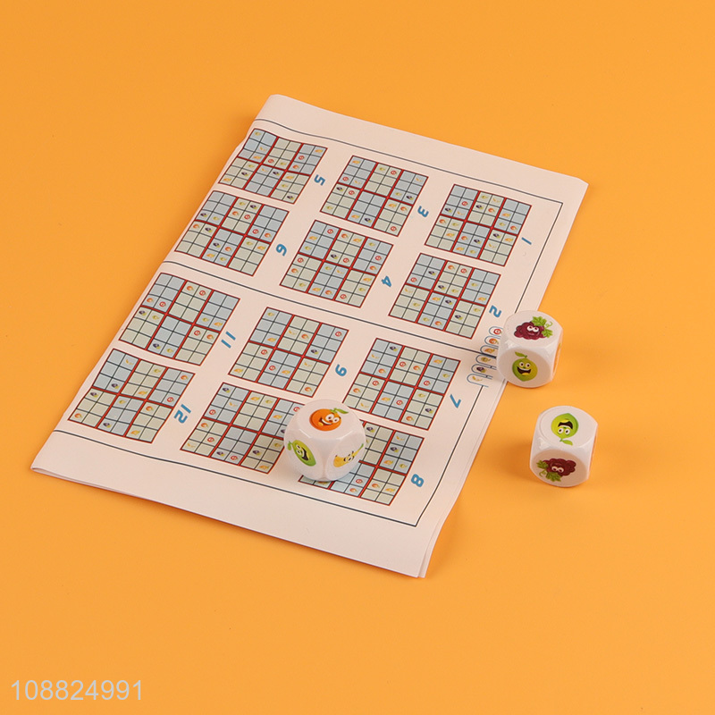 Online Wholesale Fruit Sudoku Board Game Logical Training Toys