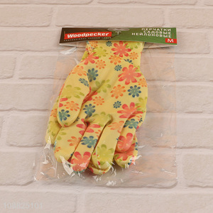Wholesale floral gardening gloves non-slip work gloves for women