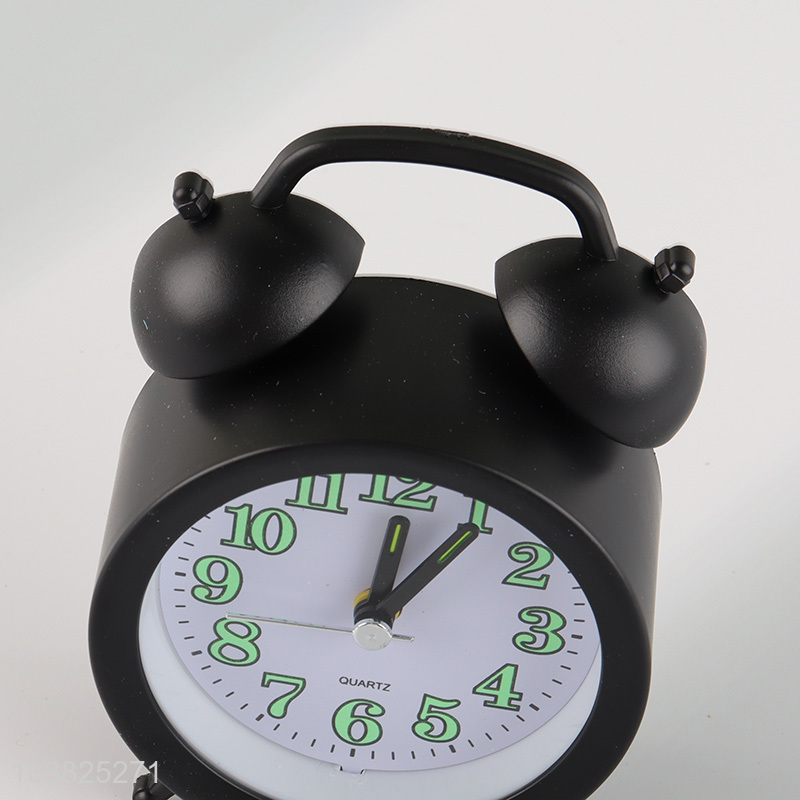 Good sale black alarm clock table clock wholesale