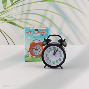 Good sale black alarm clock table clock wholesale