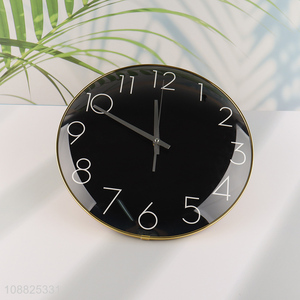 Yiwu factory round home decor wall clock for sale