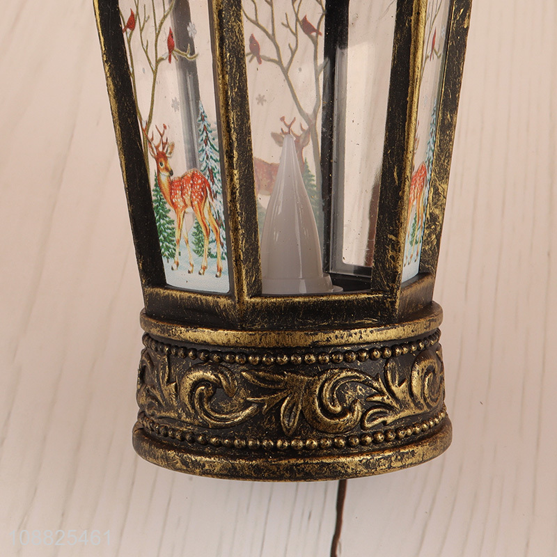 Wholesale vintage led Christmas lantern battery powered hanging candle lantern