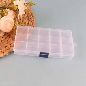 Hot items transparent plastic storage box for jewelry