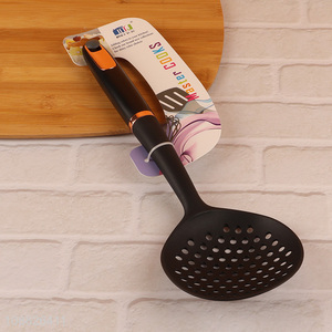 Good quality plastic skimmer strainer slotted <em>spoon</em> kitchen  utensils