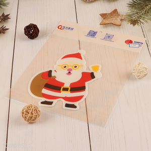 Factory Wholesale Reusable Christmas Thick Gel Window Clings