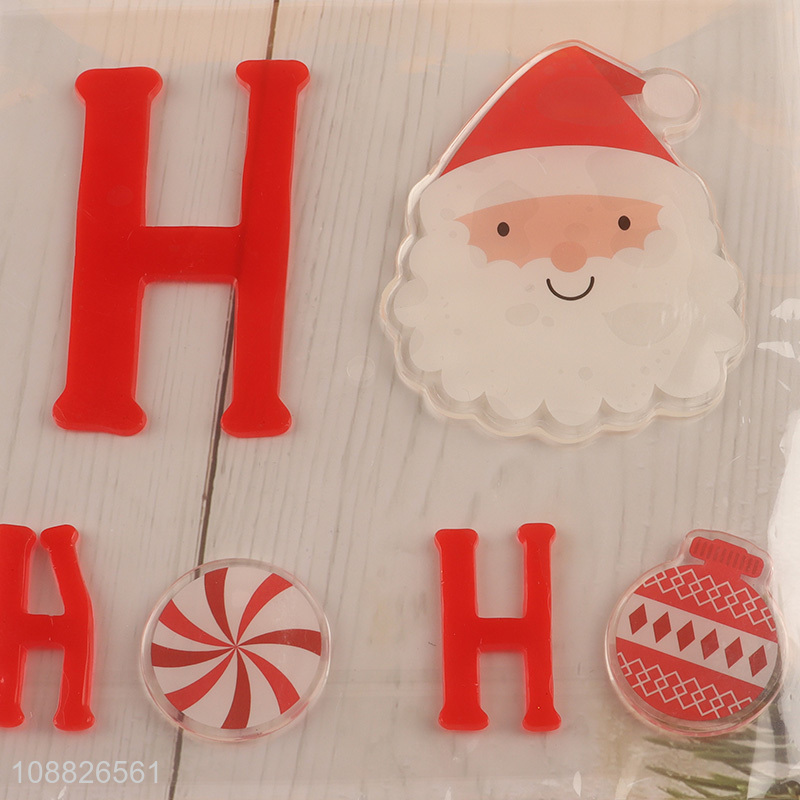 New Arrival Christmas Thick Gel Window Clings Window Decals