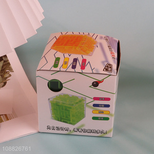 Wholesale 3D cube maze puzzle educational <em>toy</em> for kids adults