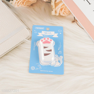 Hot selling cat claw shape <em>stationery</em> correction tape