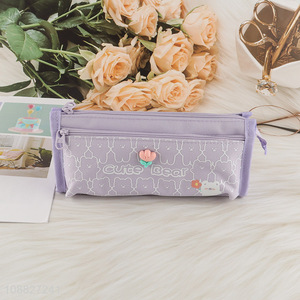 Top sale school students stationery pencil bag wholesale
