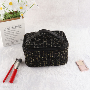 Top selling portable polyester makeup bag cosmetic bag