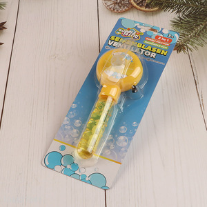 Wholesale 2-in-1 bubble blower handheld fan kids summer <em>toy</em>