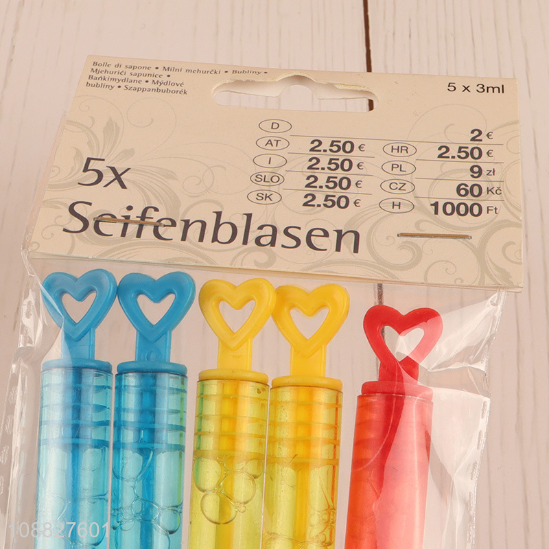 Wholesale 5pcs bubble wands summer outdoor bubble toy for kids