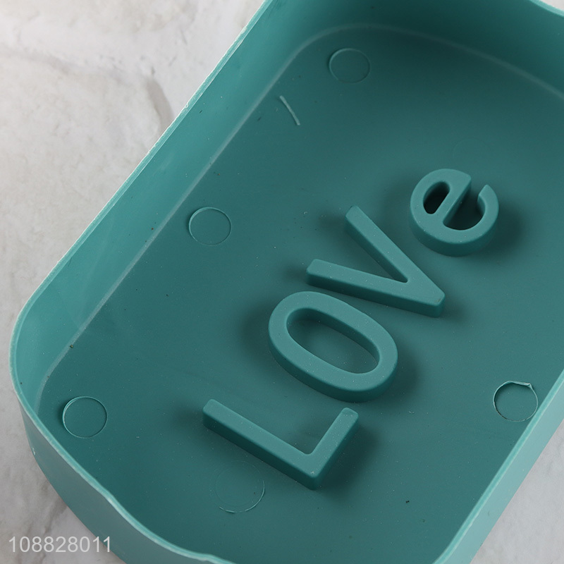 Low price plastic 2pcs bathroom accessories soap box for sale