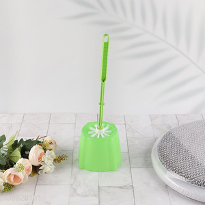 Hot selling plastic bathroom accessories toilet <em>brush</em> with holder