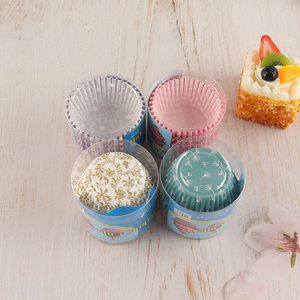 Latest products multicolor disposable paper cake cup for baking