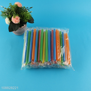 Hot products multicolor plastic disposable drinking straw for juice