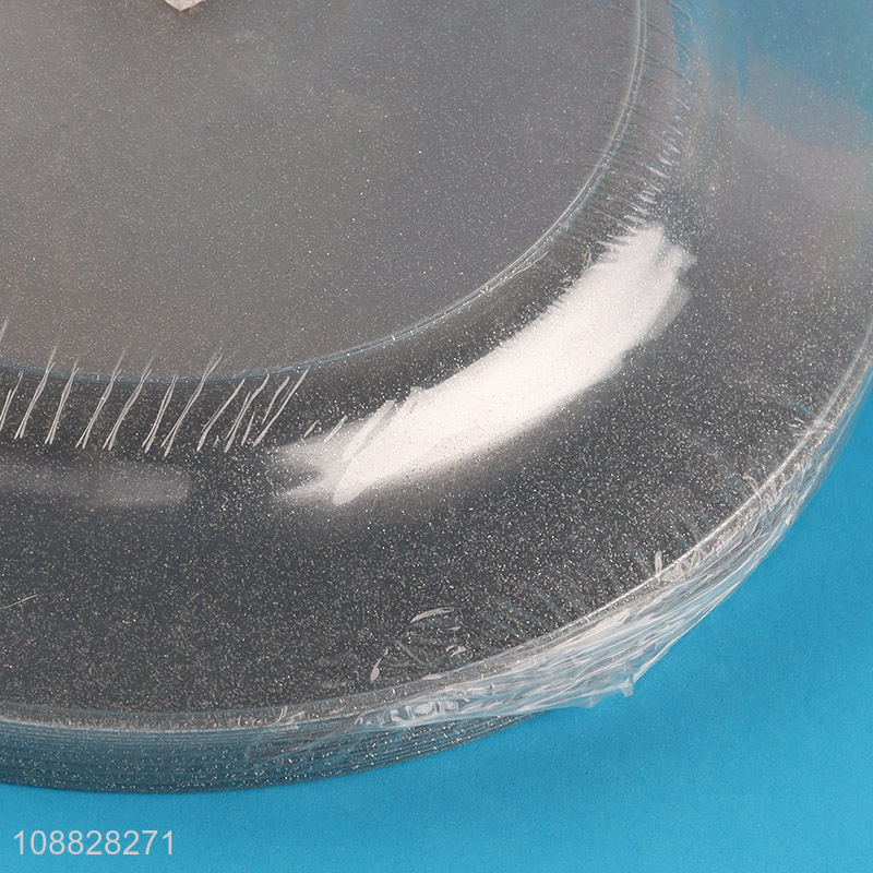 Factory wholesale 10pcs disposable plastic tableware plate