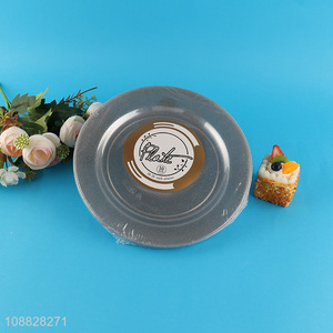 Factory wholesale 10pcs disposable plastic tableware <em>plate</em>