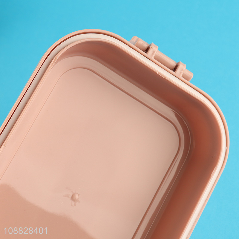 Yiwu factory plastic food container lunch box for sale