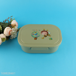 Yiwu market plastic portable food container lunch box for sale