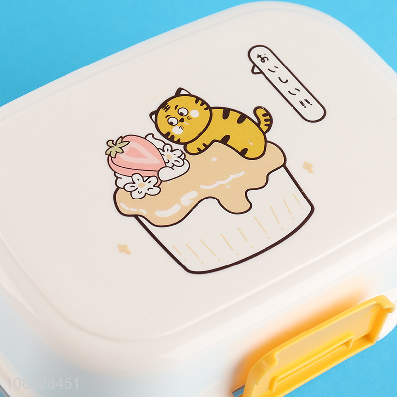 Good quality double-layer plastic lunch box bento box